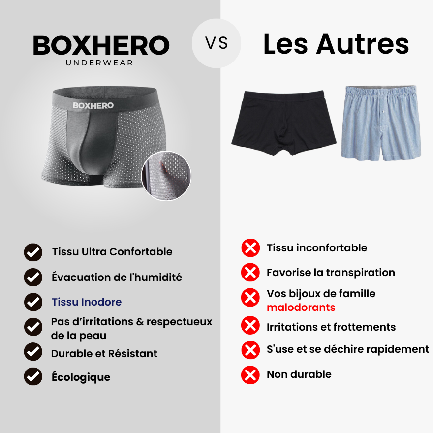 Boxers réinventés : le confort du bambou qui vous suit à chaque mouvement